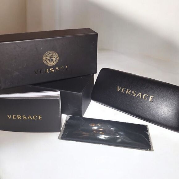Versace Eyeglass Case with Box, and Dust Cloth - Picture 4 of 4